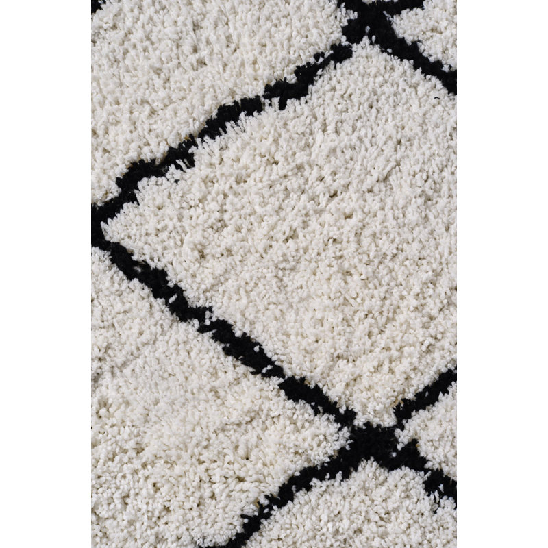 Geometric Hand Woven Area Rug, Rectangle 160 x 230cm