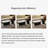 Simple oval microcrystalline stone coffee table