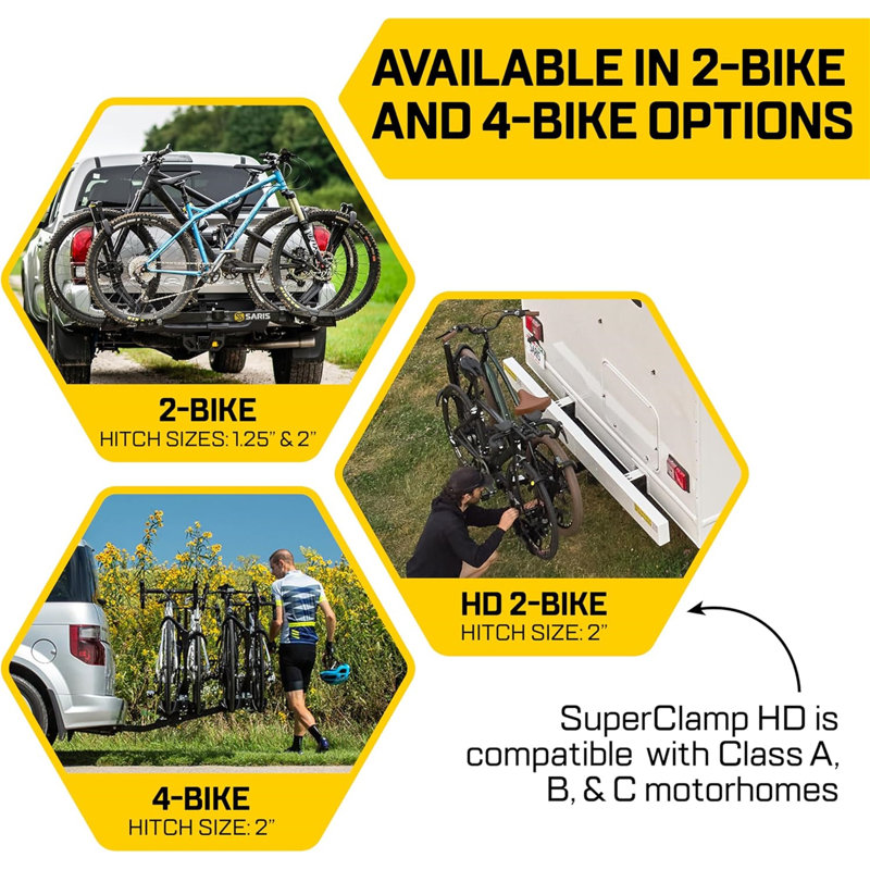 SuperClamp G3 Platform Hitch  Rack - Lightweight, Durable, Versatile, and Compact