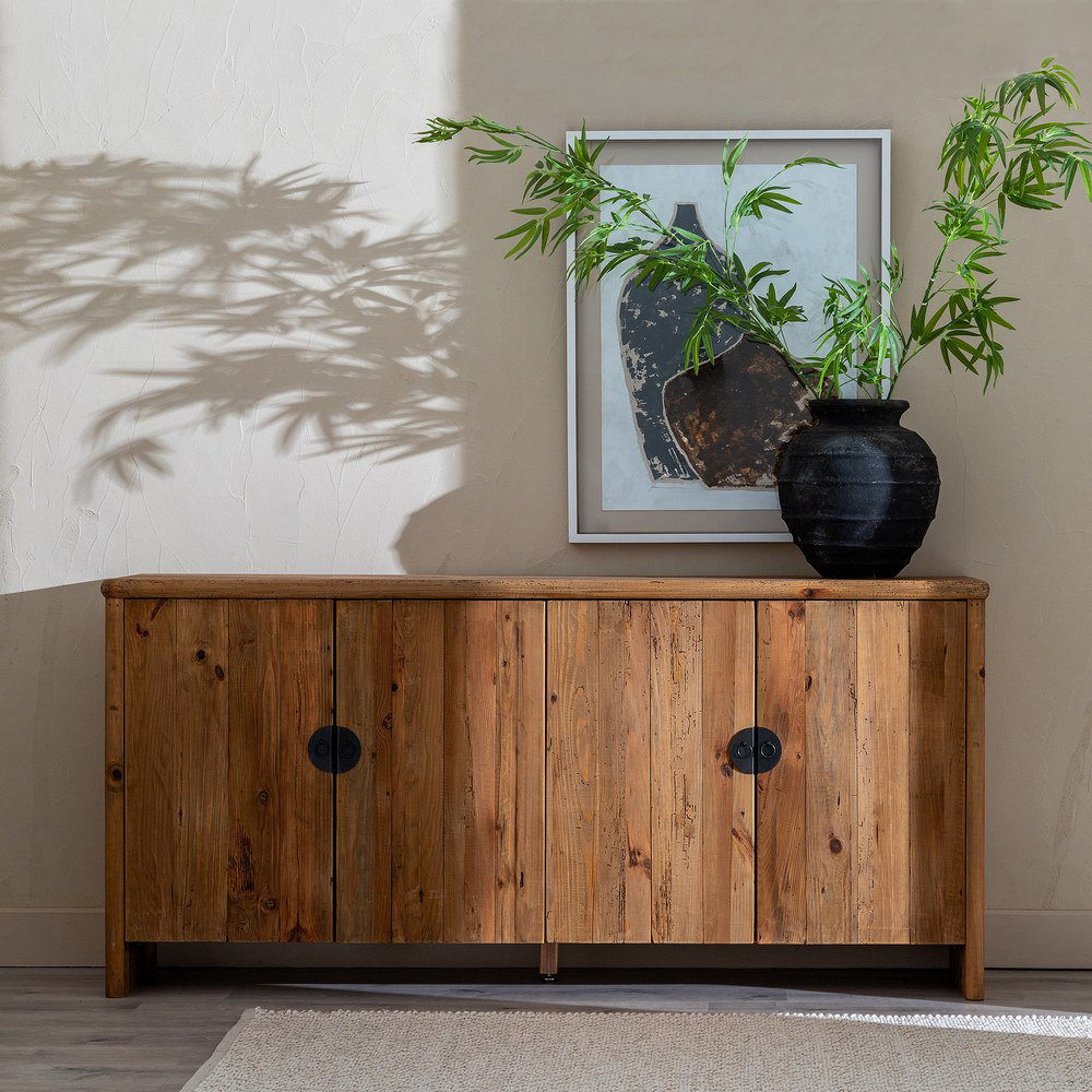 Sideboard Garyville aus Massivholz 190 cm