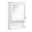 Armoire de rangement de salle de bain murale 20 "avec miroir, rangement mural avec porte, armoire à pharmacie murale à miroir-522032401