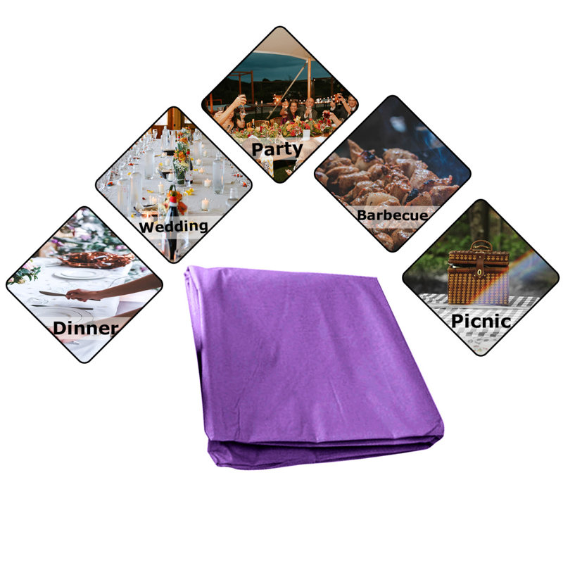 Ebrahim Tablecloth, Purple, 137cm W x 182cm L
