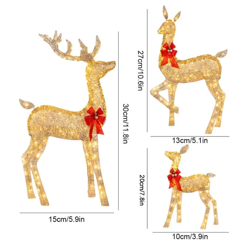 0.98' H Lighted Artificial Christmas Tree