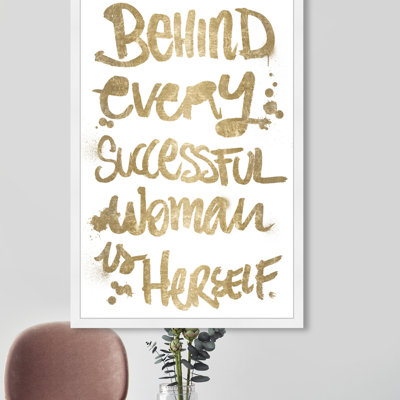" Succesful Woman Gold "
