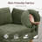 Solena 126.8" W 5-Piece Upholstered Modular Sofa With Solid Wood Base-1852715203