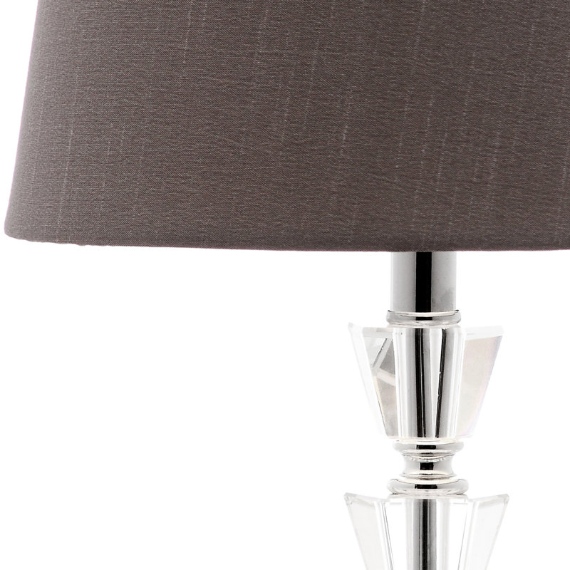 Killingly Crystal Table Lamp, Grey