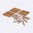 Soho Square Wooden Bookcase – Small Modern Low Bookshelf For Living Room