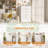 Fluted 5-Drawers Dresser Organizer with Curved Edges Design for Bedroom-636731849