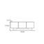 Buffet simple et moderne de style italien