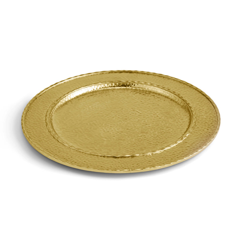 Hammertone Charger, Gold