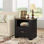 Manfred Boucle Upholstered Cloud Bed Frame And Farmhouse Nightstand Set-1208817772-1208817766