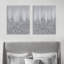 Ensemble d'art mural en toile embelli