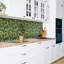 Self Adhesive Vinyl Splashback Wall Panel Sticker Tile Peel Stick 100x50 cm Green avocado