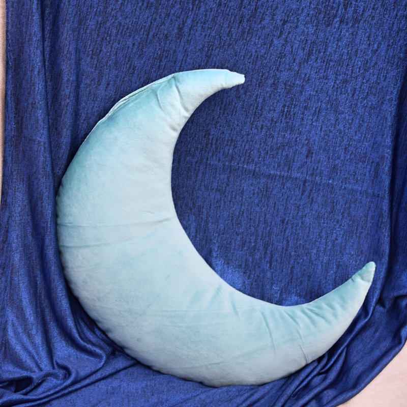 Coussin Arlo, Bleu aqua