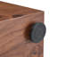 Table cubique en placage de noyer de qualité supérieure-662104238