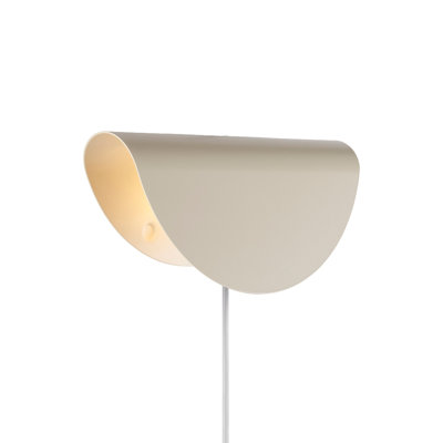 Steel Plug-in Flush Mounted Sconce