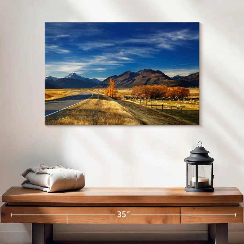 Paysage de ferme Alvord Canterbury, H 16 po x l 24 po