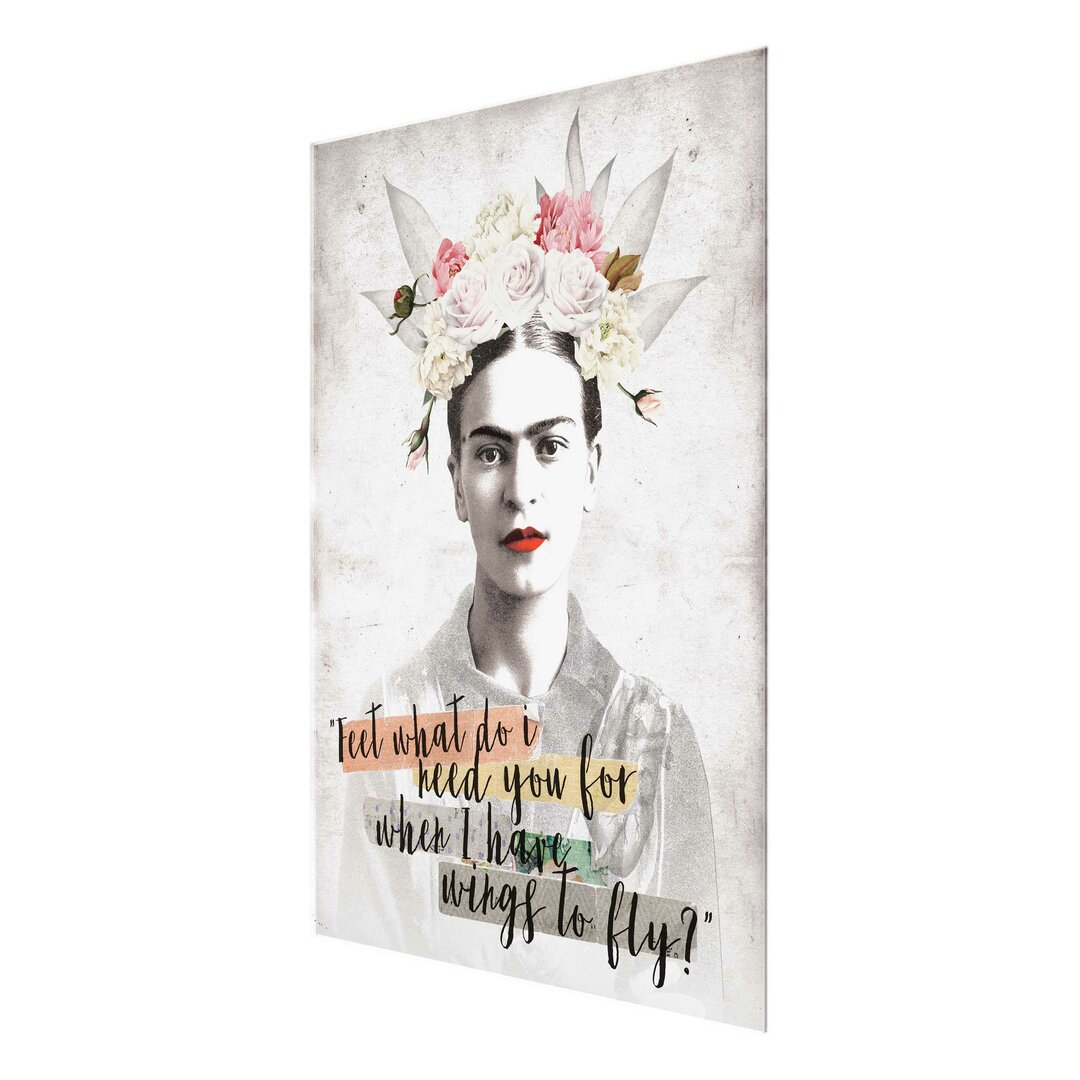 Glasbild Frida Kahlo Ratio