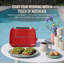 Grille-pain 2 tranches Classic Retro, rouge-129245580