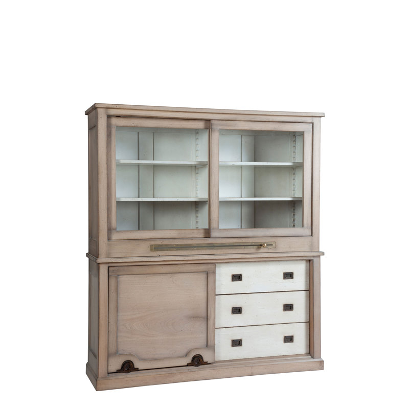 Horloger Solid Wood China Cabinet