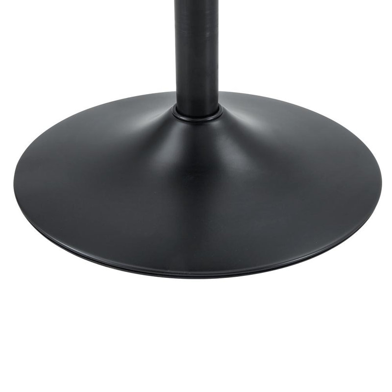 Ensemble de 2 tabourets de bar pivotants à 360 °, Brown/Black