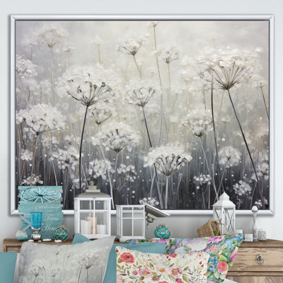 Champ floral opalescent brumeux I