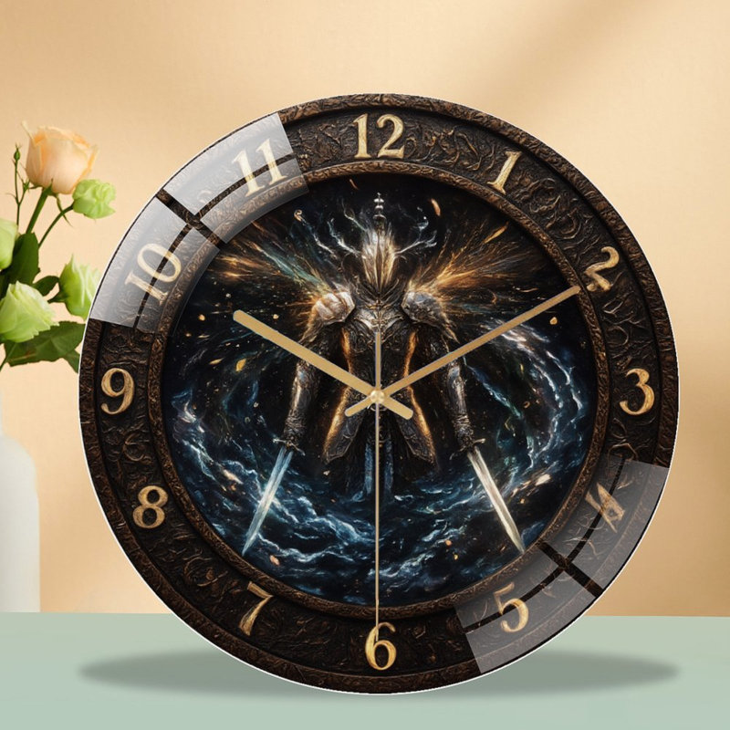 Horloge murale avec horloge murale 12 po