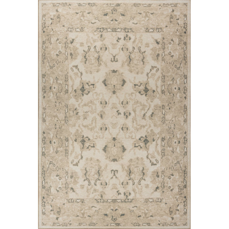 Tapis tissé à la main en chenille Lucien, Rectangle 3 pi 10 po x 5 pi 3 po