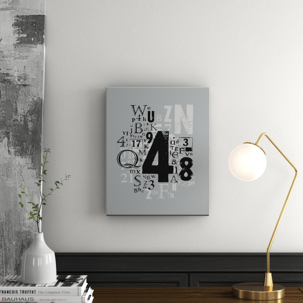 Letterpress by Steve Leadbeater Typography Wrapped on Canvas