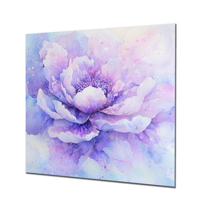 Reproduction silencieuse de pivoine mauve II