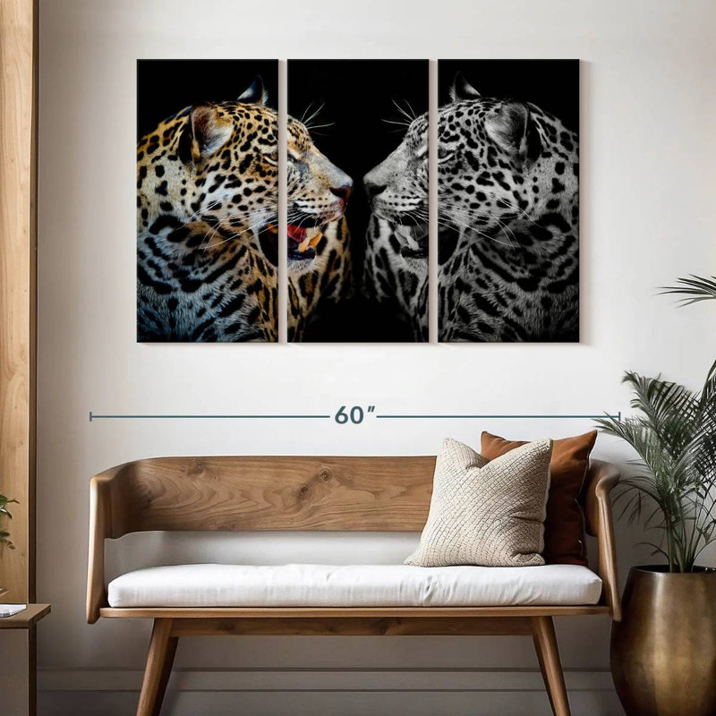 Brampt Jaguar Reflection, 32" H x 50" W