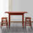 2 - Person Extendable Solid Wood Top Four Leg Base Dining Set