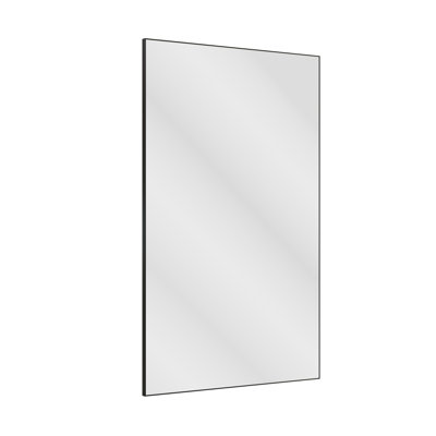 Miroir mural de salle de bain moderne avec cadre en aluminium