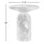 Dalissa Resin End Table with Marble Finish-94904848