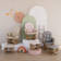 Hoop Glider with Ottoman