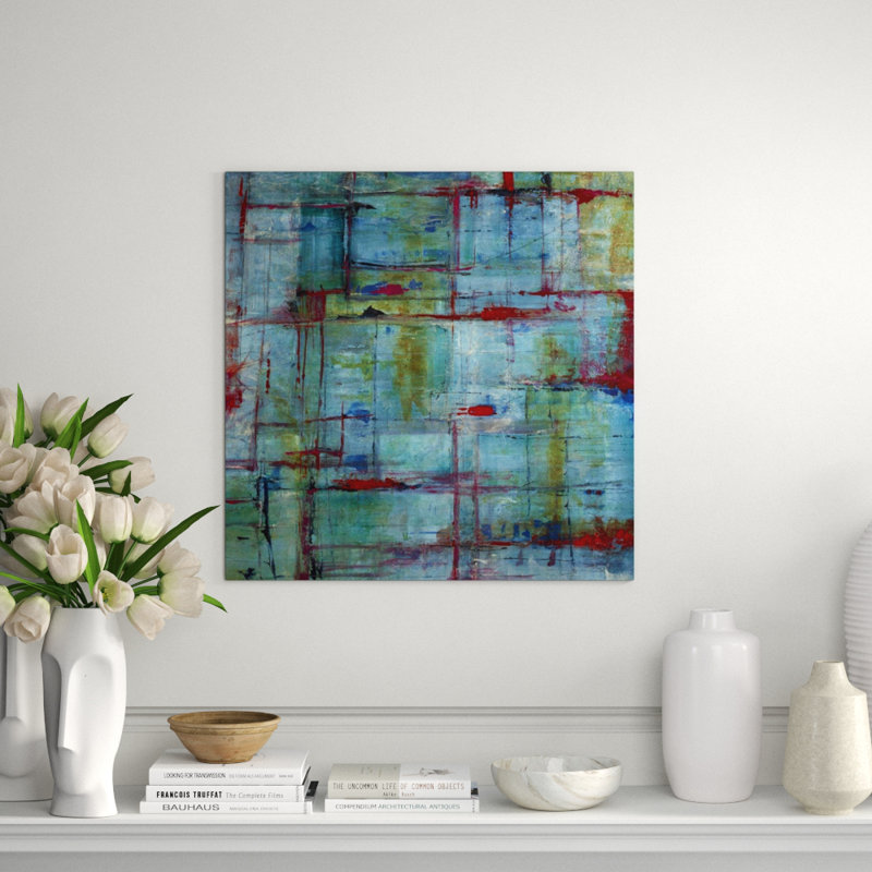 Criss Cross Apple Sauce Painting by Joshua Schicker, Outdoor, 54" H x 54" W