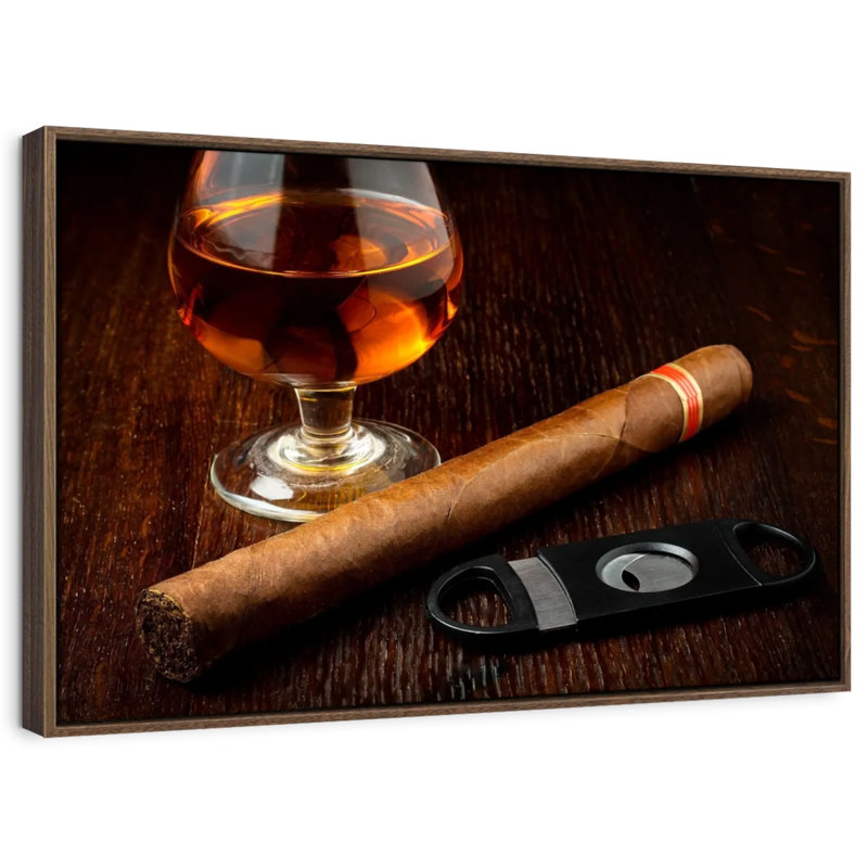 Yarlin Glass Of Rum, 29" H x 43" W