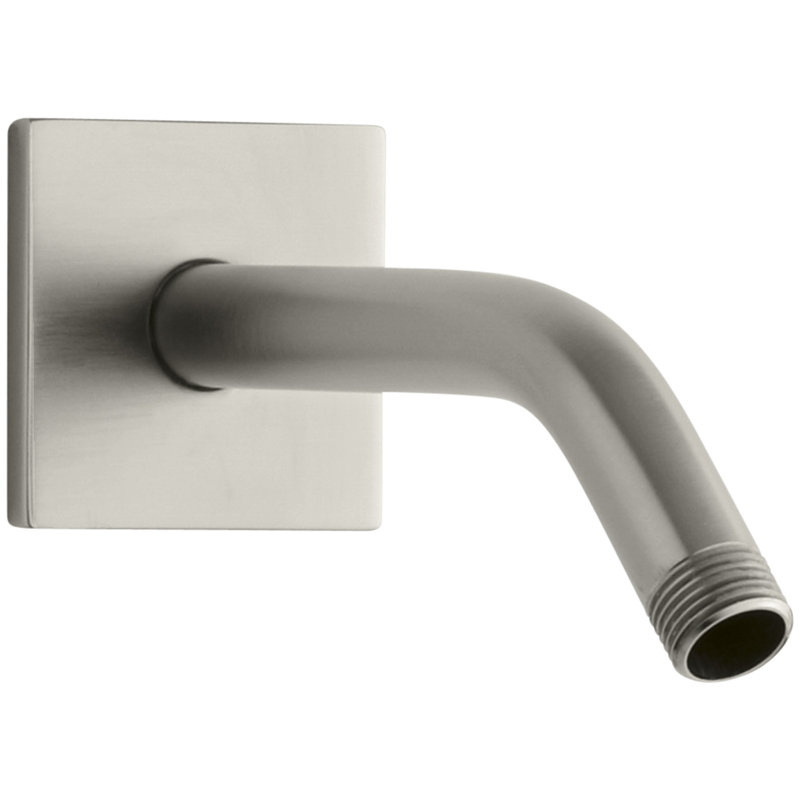 Loure Showerarm and Flange, Vibrant Brushed Nickel