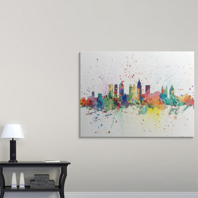 «Atlanta Georgia Skyline» par Francy, impression