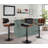 Betuel Swivel Upholstered Adjustable Height Counter Stool with Metal Frame-81514716