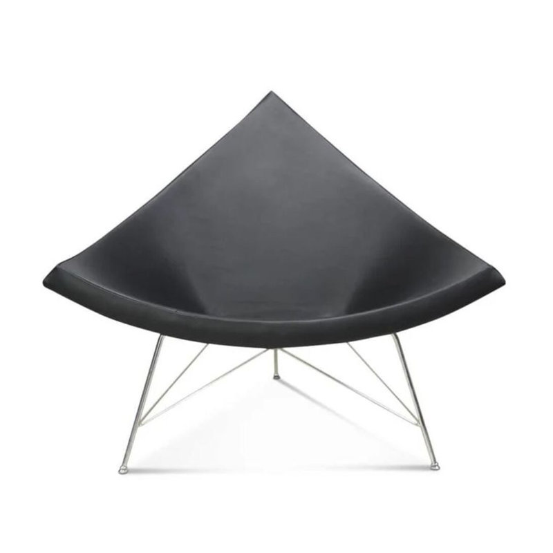 Fauteuil lounge Aleman en cuir végétalien