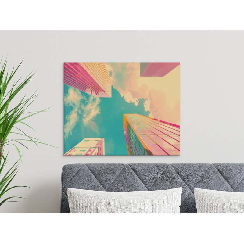 Poisson Wrapped Canvas Print Set, 30x15