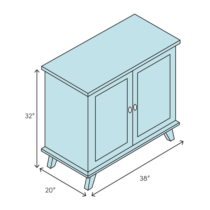 Newport 38'' W Nightstand, Sailcloth