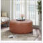 Upholstered Round Ottoman-1399201346