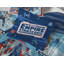 Ensemble d'édredon réversible en microfibre bleu 7 pièces-52131112