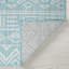 Tapis intérieur / extérieur turquoise Urbina-173469023