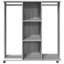 Wardrobe With Wheels 102X38x110 Cm Engineered Wood-1600386780