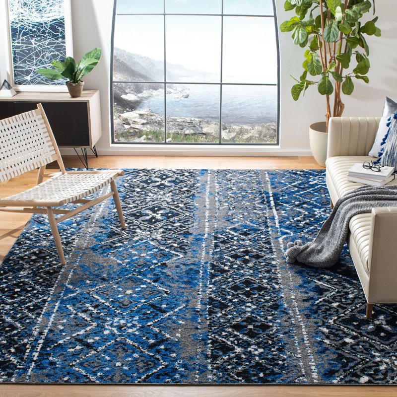 Jarra Performance Abstract Rug, Rectangle 4' x 6'