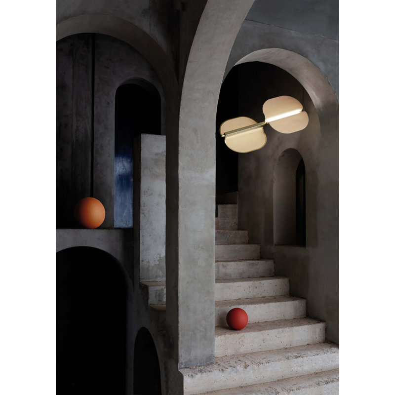 Omma 2 - Light LED Pendant, Matte Black, Natural Beech