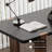 Black Rectangular Solid Wood desks-107654264